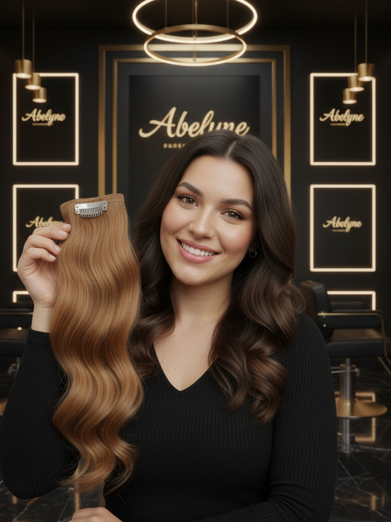 Premium luxury clip-in hair extension - 12"