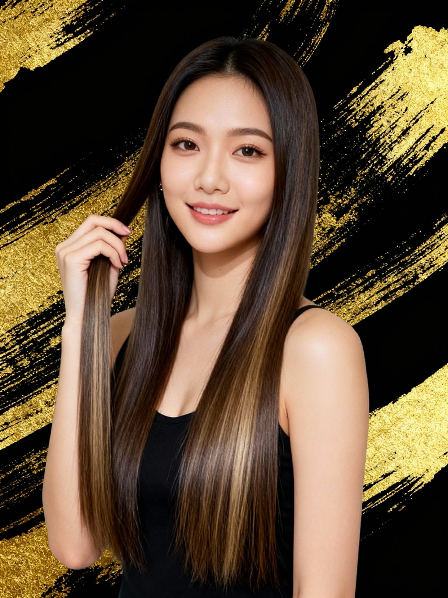 Premium luxury clip-in hair extension - 12"