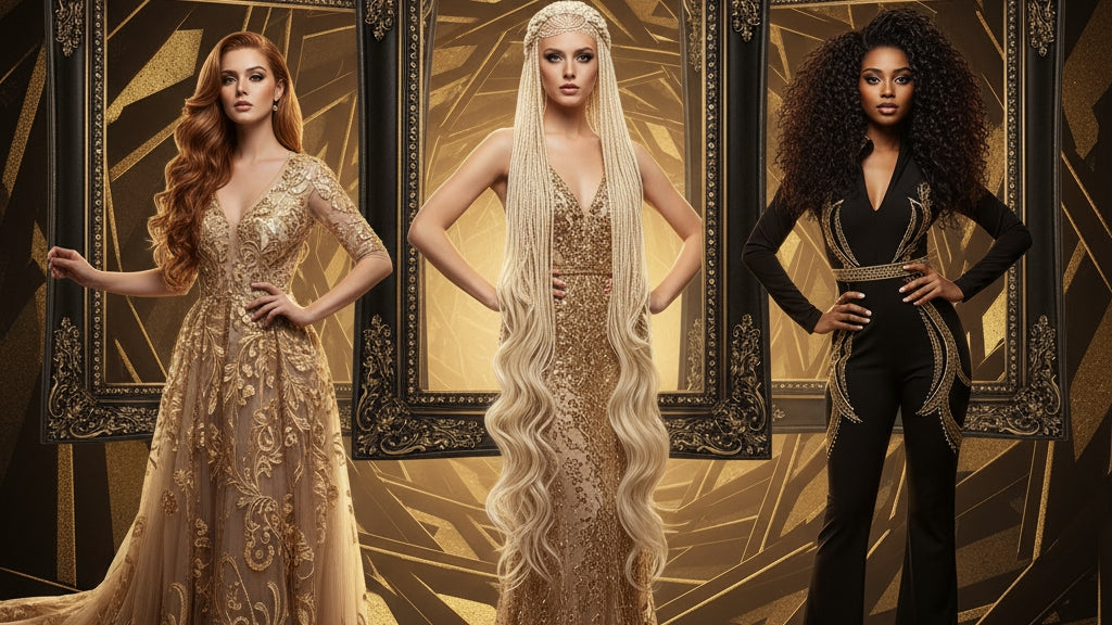 Premium Shafts Hair Extensions – 18" inches $599.00 All Colors, All Textures,