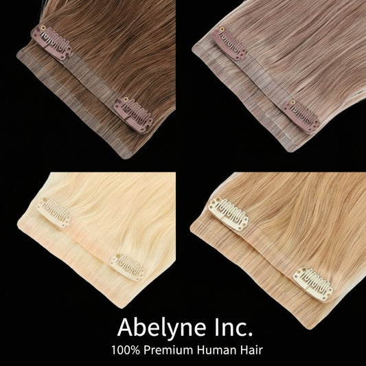 Premium luxury clip-in hair extension -  12"